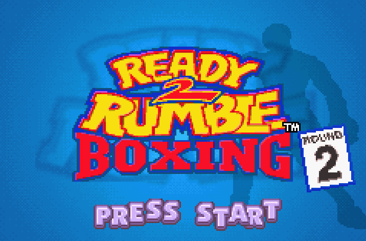 Ready 2 Rumble Boxing Round 2 Title Screen